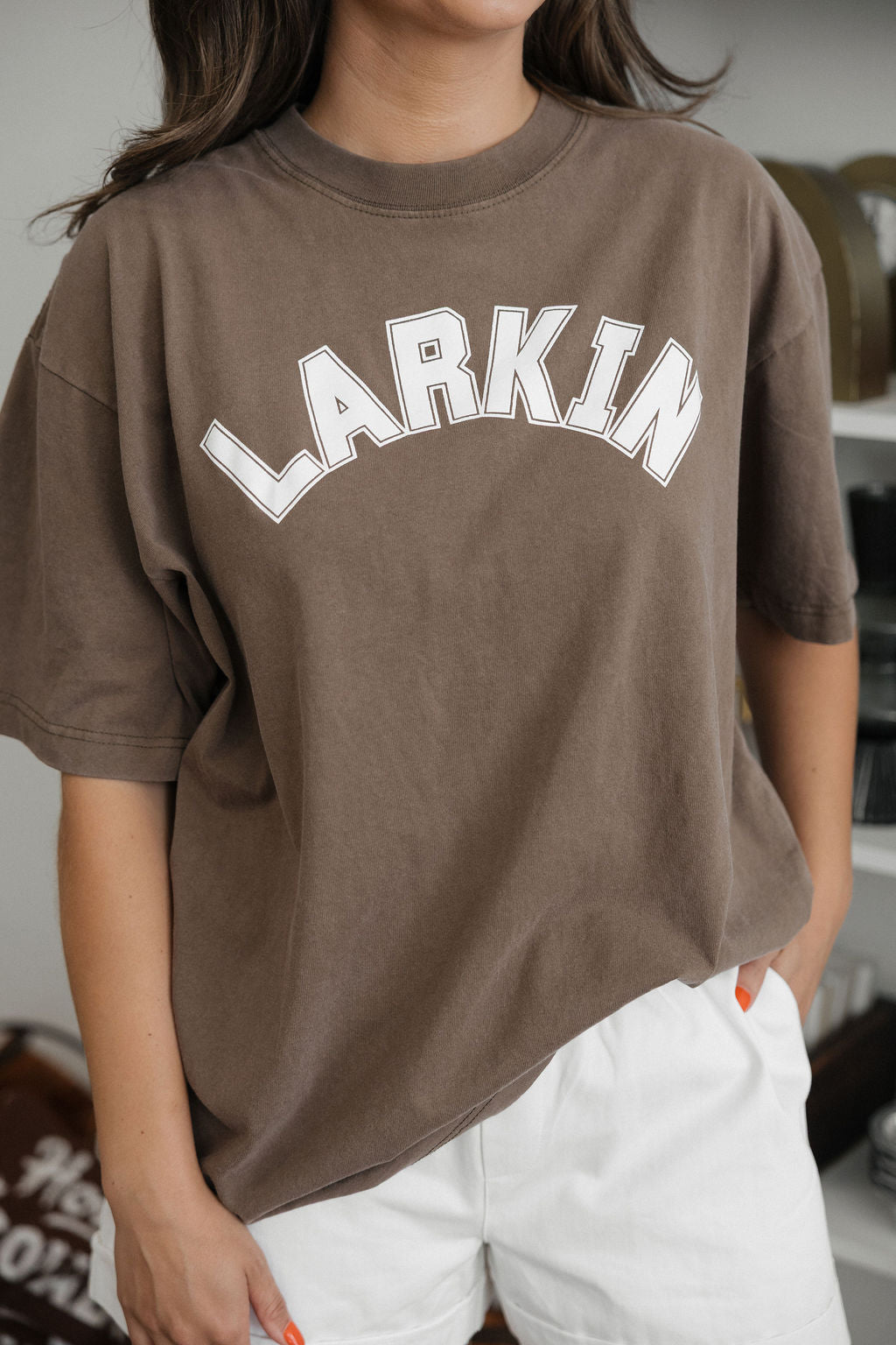 Larkin Original: Varsity Boxy Tee