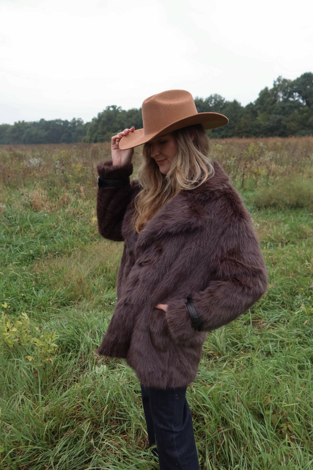 Faux Fur Coat