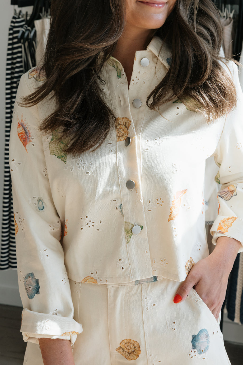 Hermosa Button Front Top