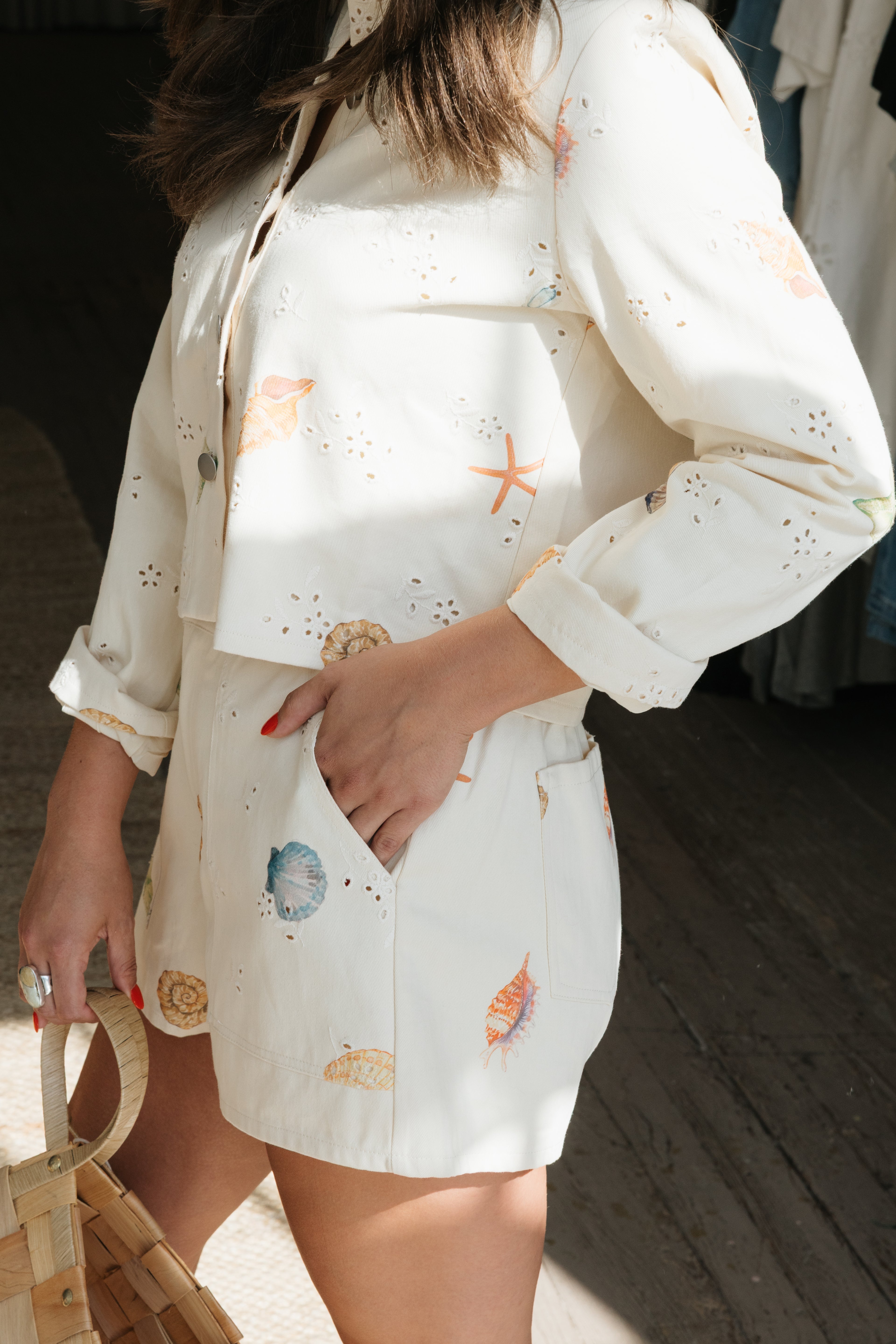Hermosa Button Front Top
