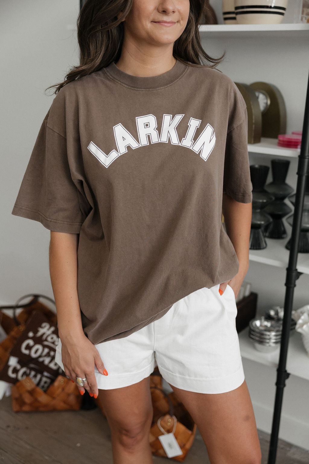 Larkin Original: Varsity Boxy Tee