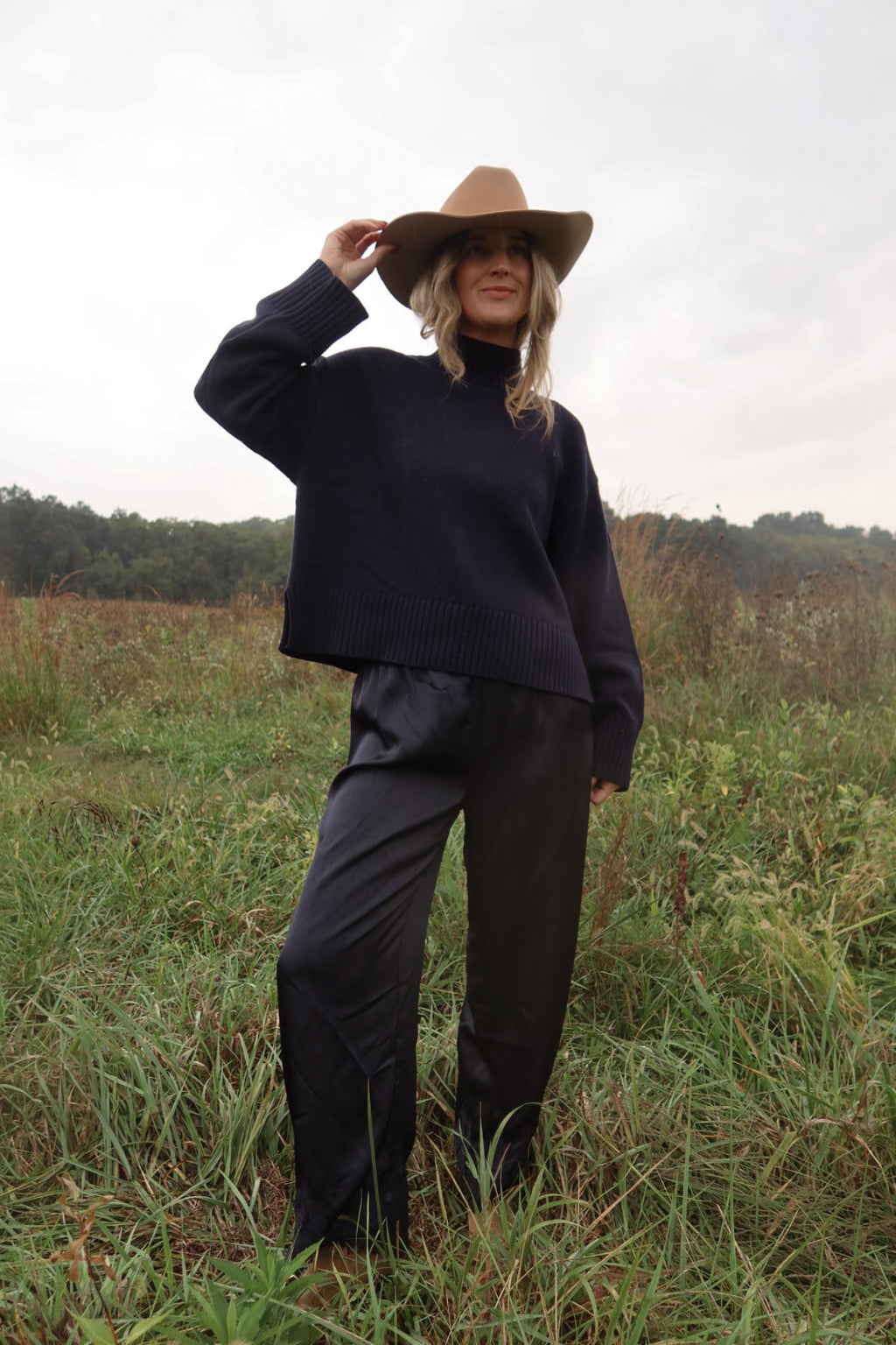 Bethany Knit in Navy