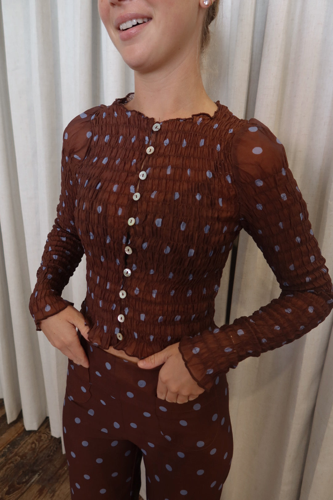 Paloma Dotted Top