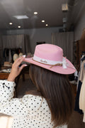 The Maggie Cowboy Hat in Blush
