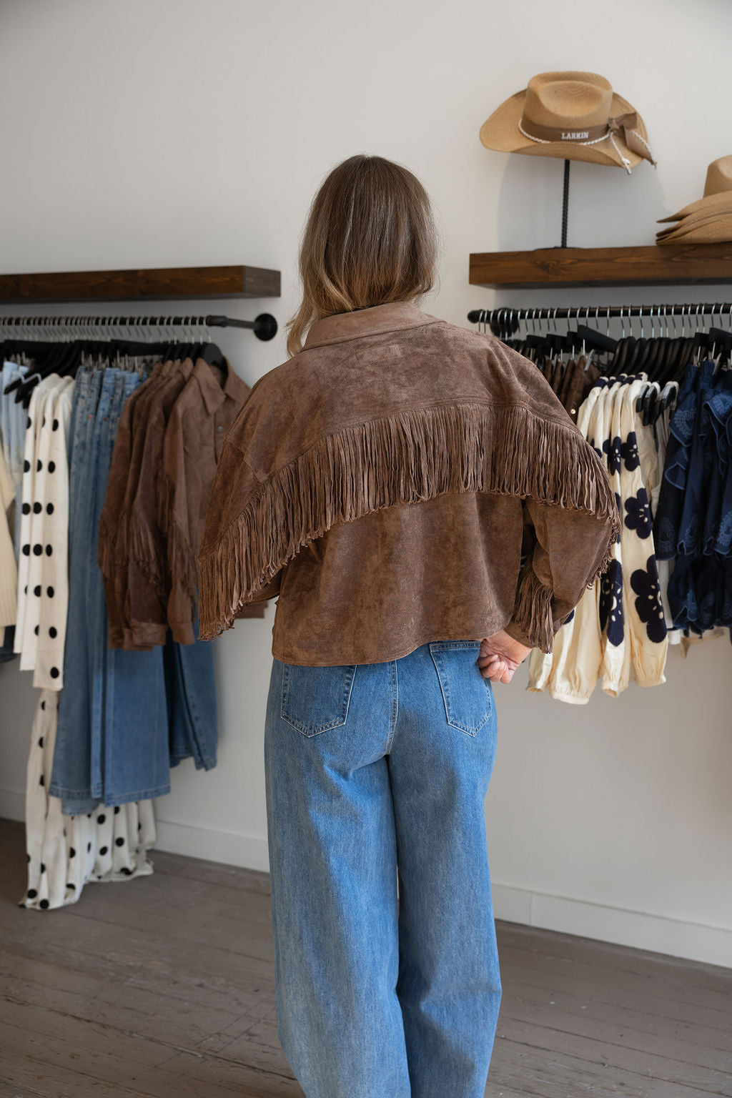Ozzy Fringe Suede Jacket