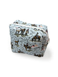 Sierra Cowgirl Blue Quilted Makeup Bag