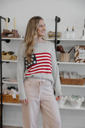 American Honey Sweater in Grey