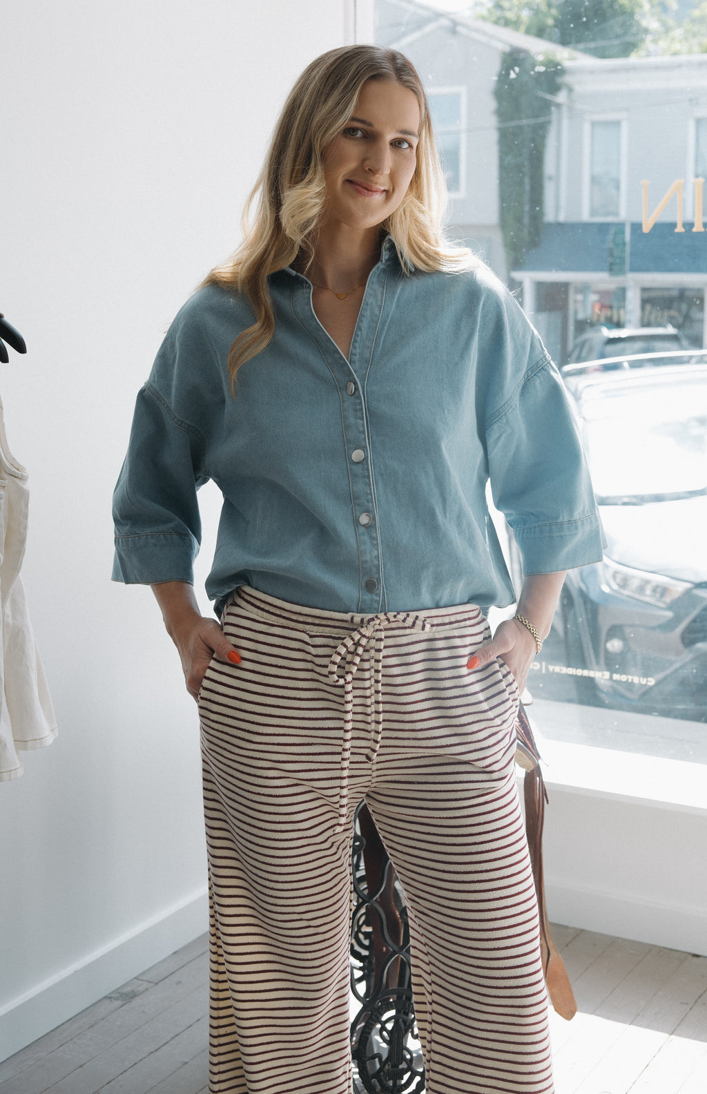 Surf Club Denim Top