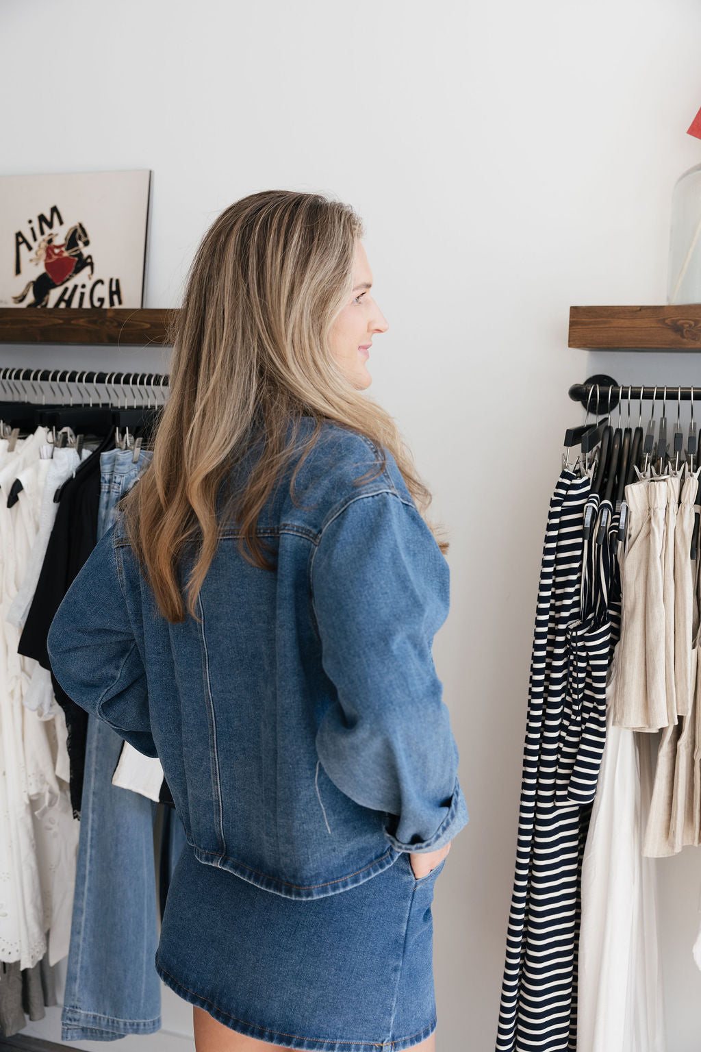 Back Home Denim Skirt