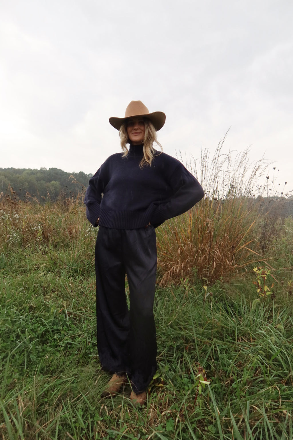 Bethany Knit in Navy