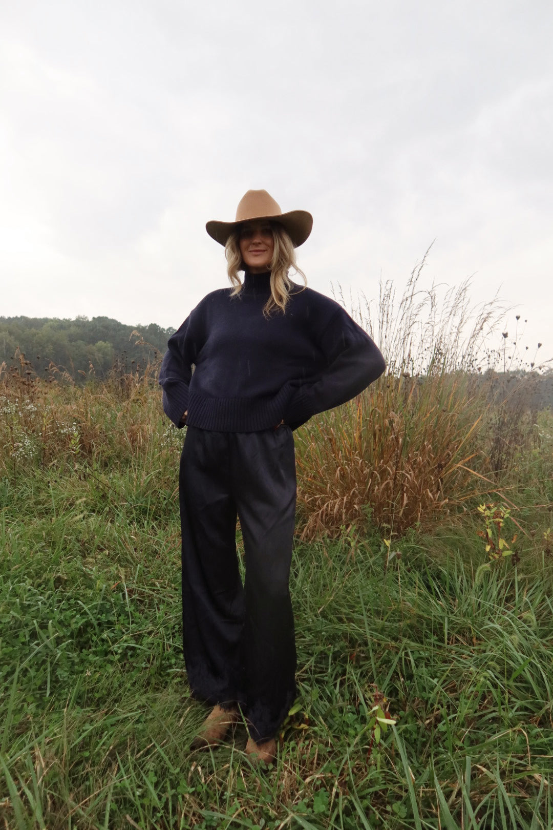 Bethany Knit in Navy