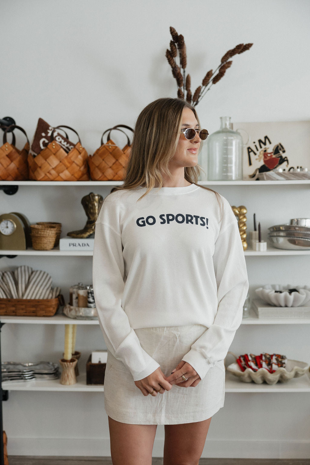 Larkin Original: Go Sports Waffle Tee