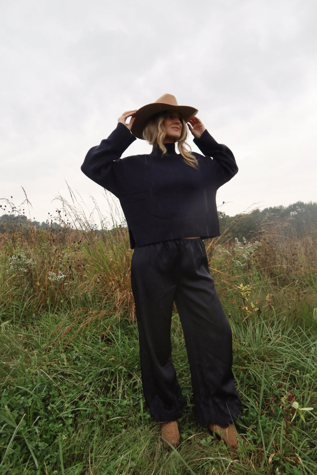 Bethany Knit in Navy