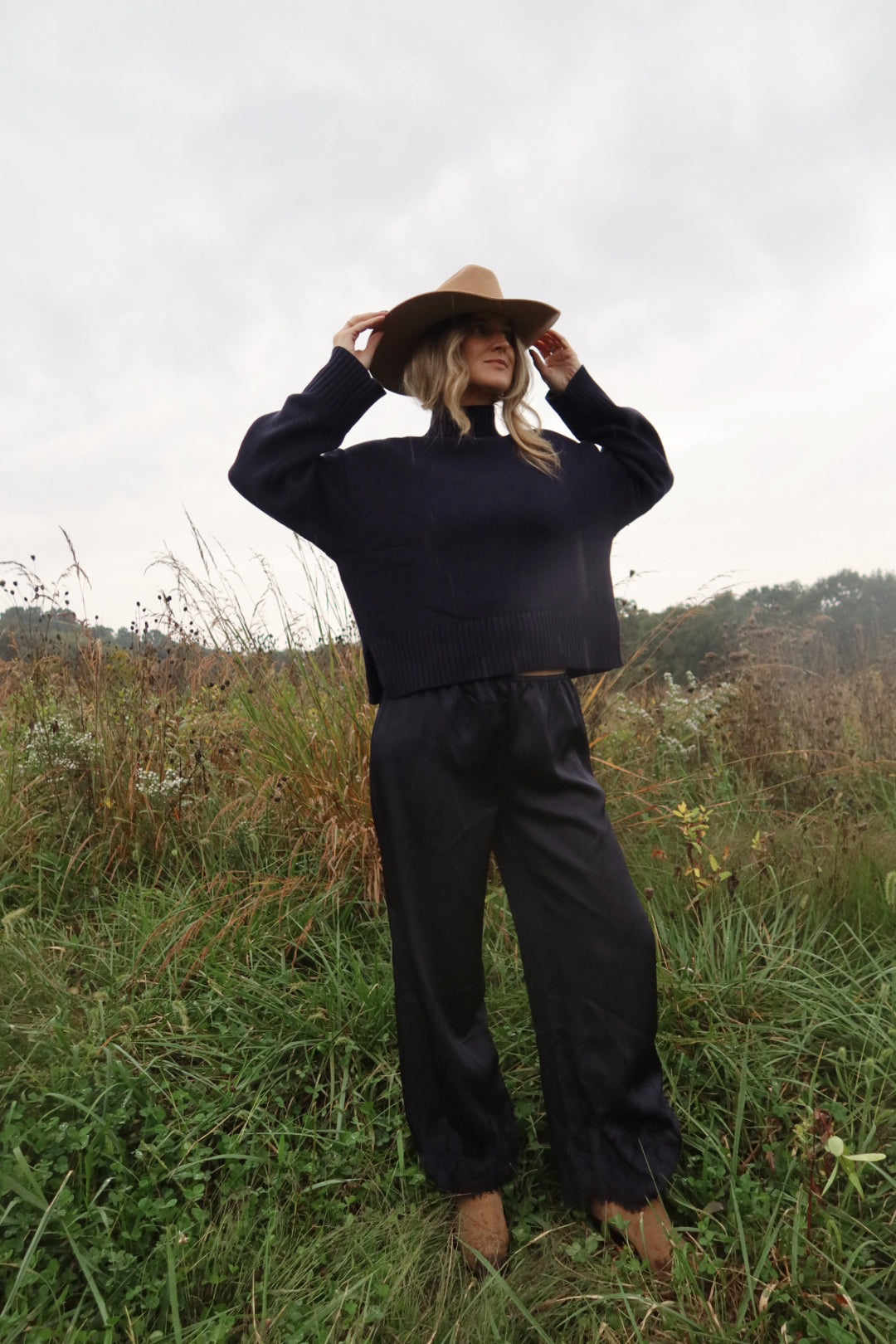 Bethany Knit in Navy