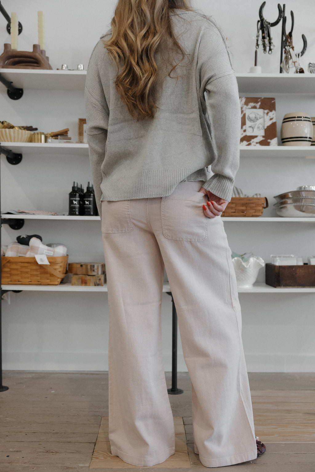 Poppy Lane Low Rise Baggy Pant