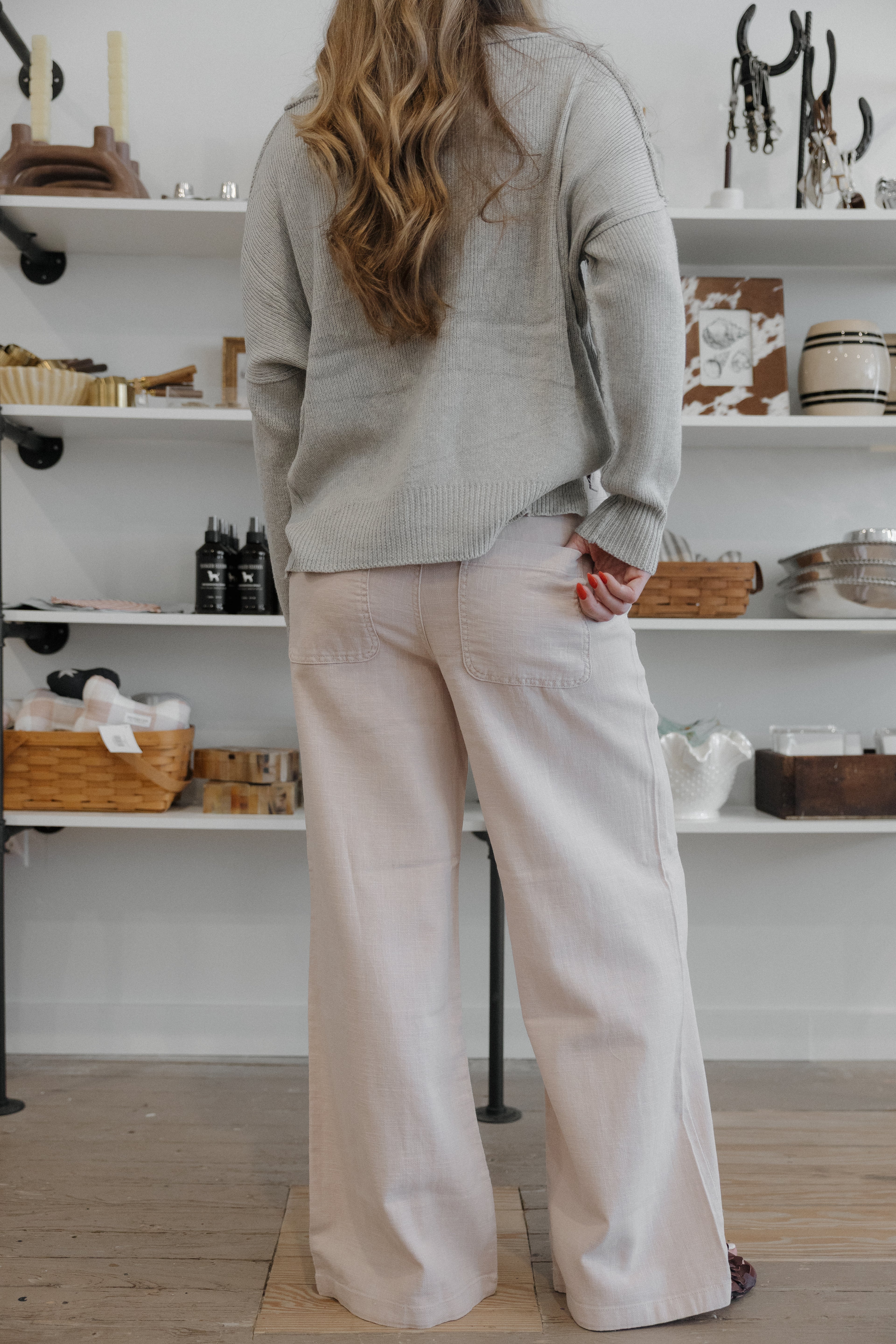Poppy Lane Low Rise Baggy Pant