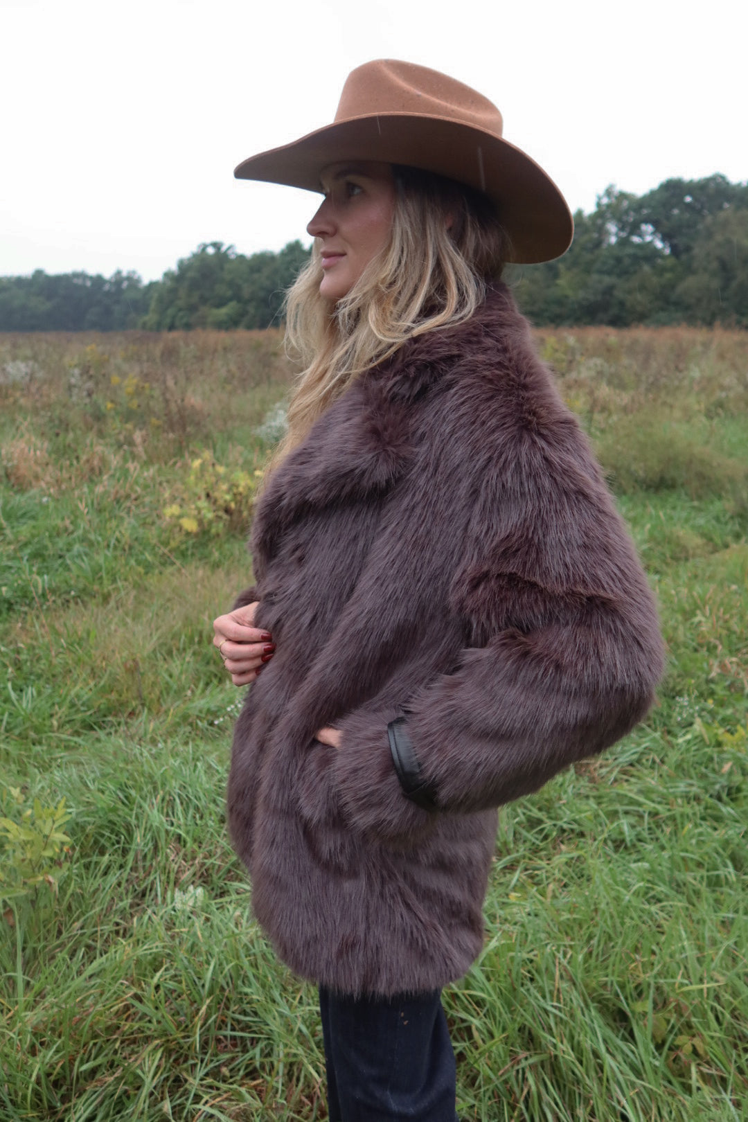 Faux Fur Coat