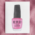 HBD Queen Nail Polish Illustrated Birthday Greeting Card