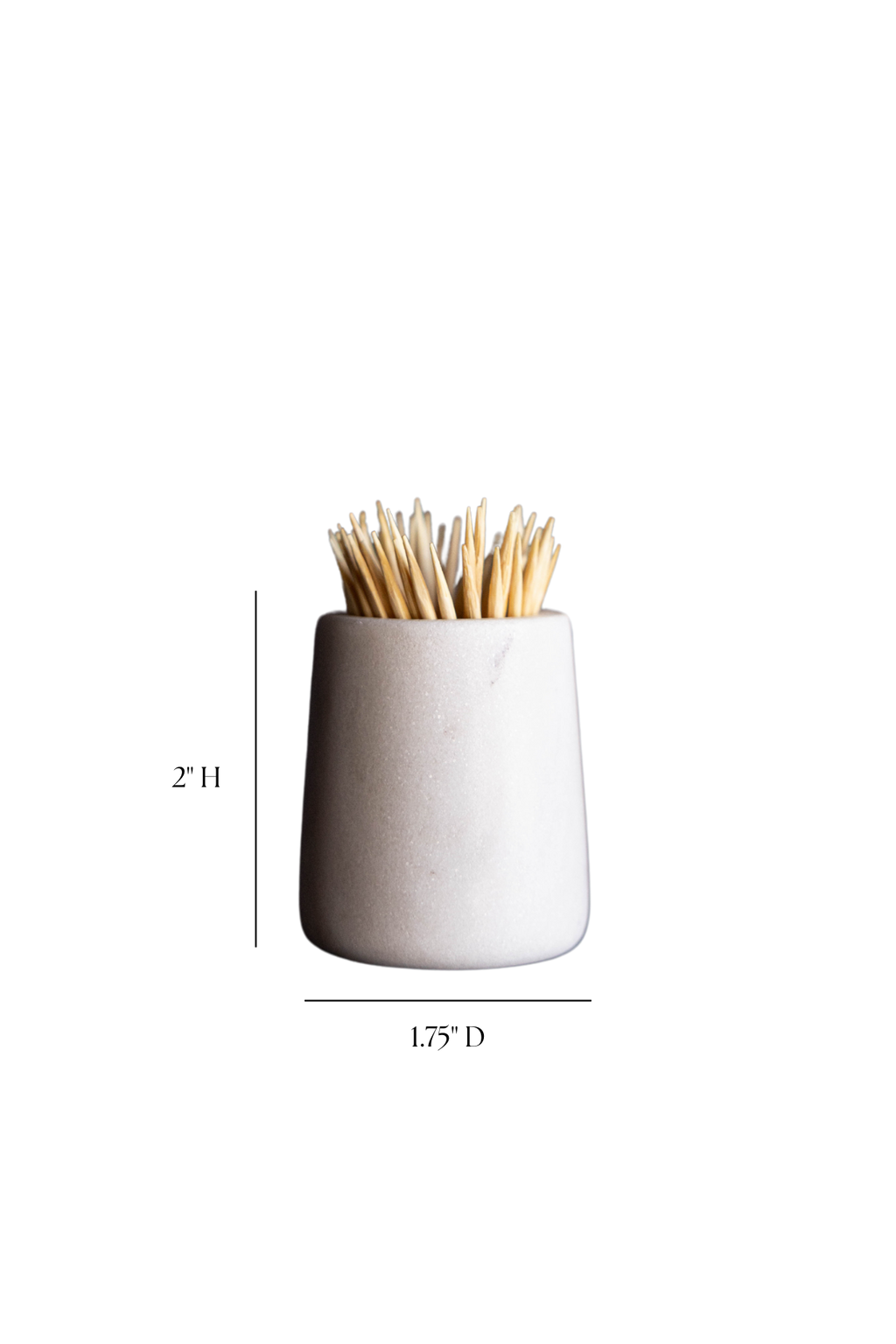Home Marble Toothpick Holder