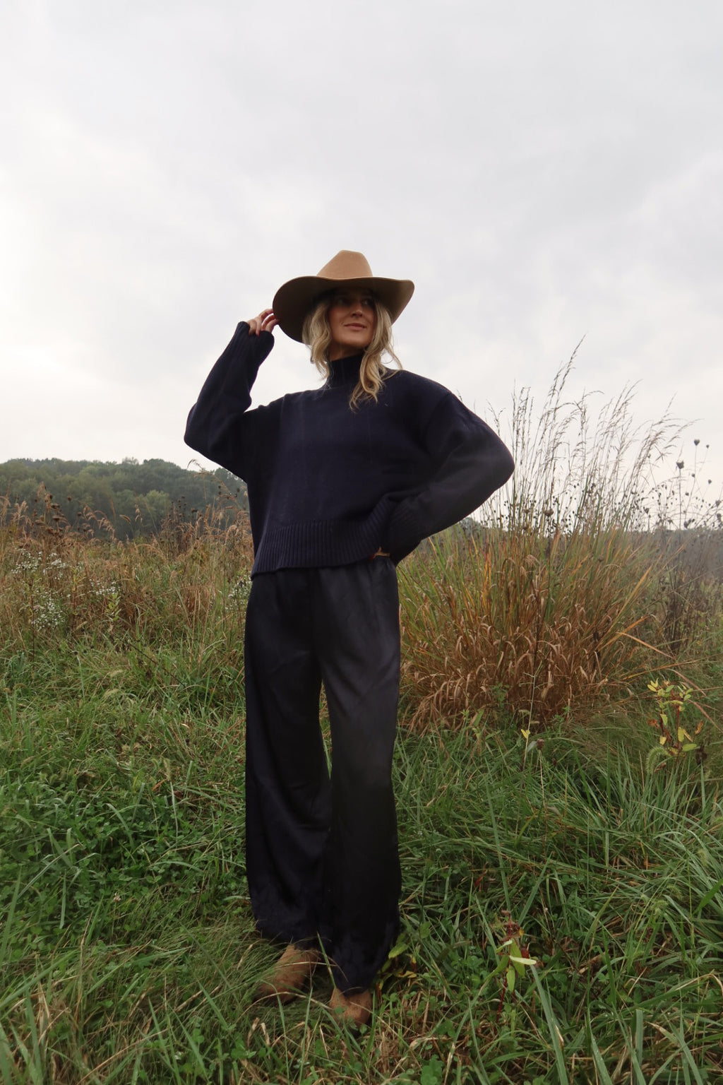 Bethany Knit in Navy