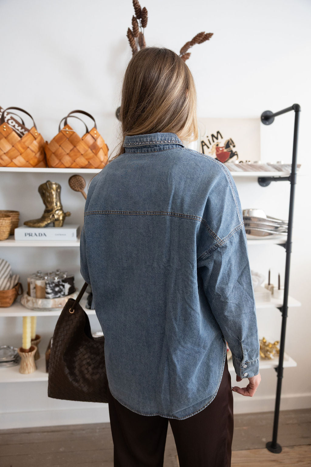 Marie Washed Denim Tunic