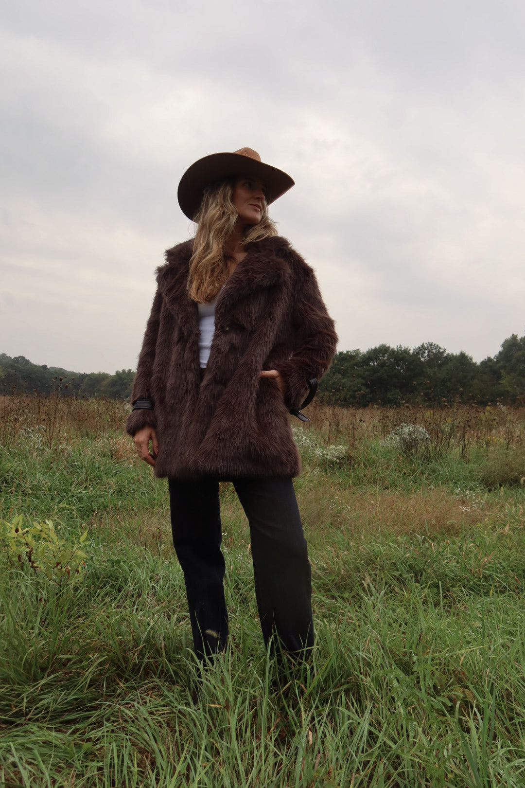 Faux Fur Coat