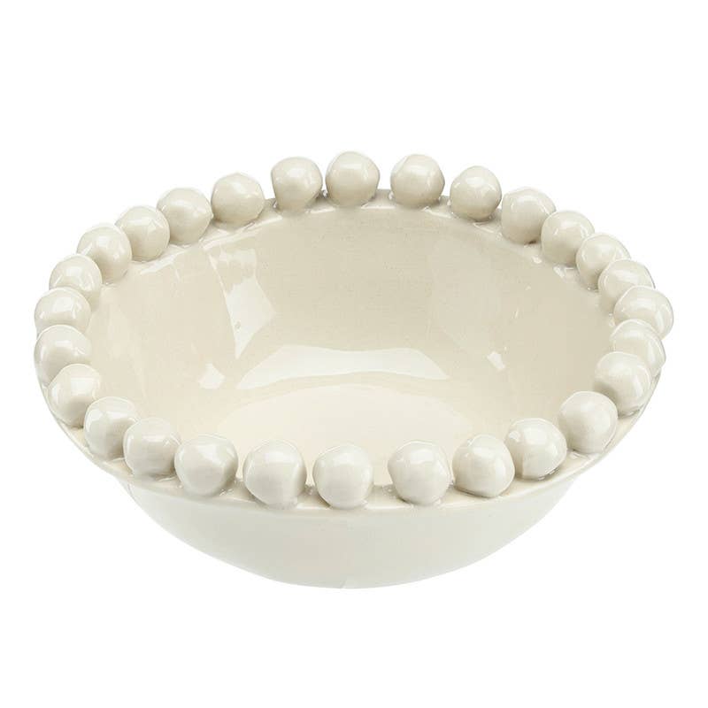 Ceramic Beaded Bowl