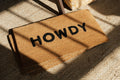 Face to Face Coir Doormat - Howdy