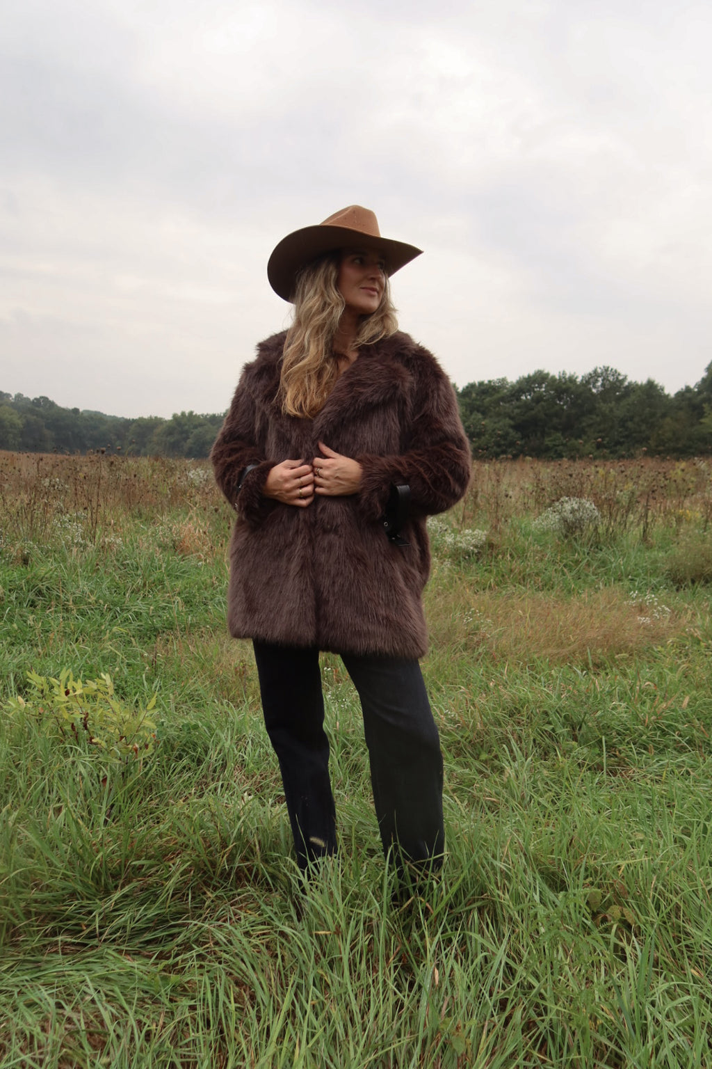 Faux Fur Coat