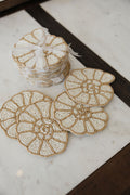 Shell Beaded Coasters