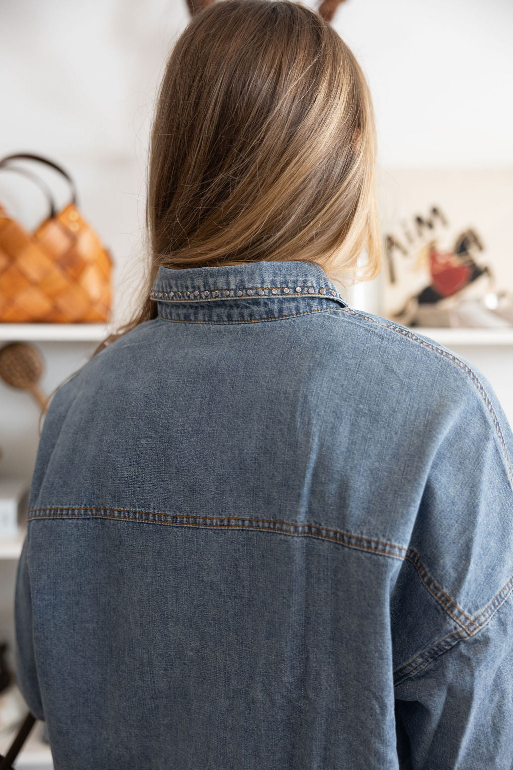 Marie Washed Denim Tunic