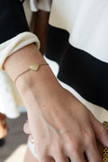 Audrey Heart Bracelet - Gold