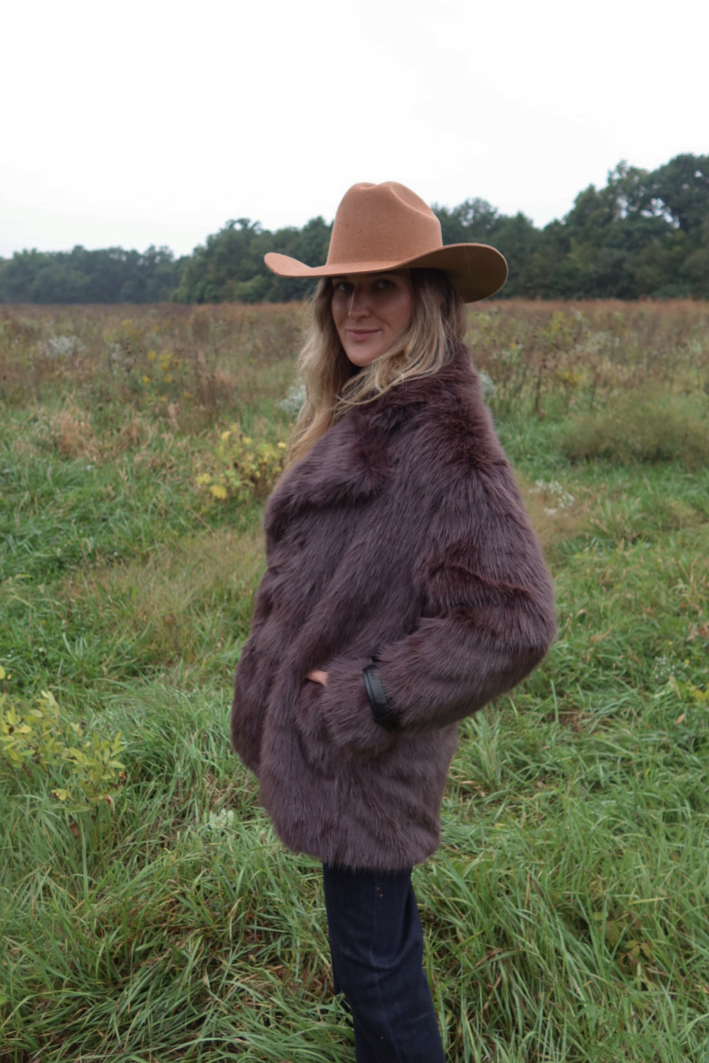 Faux Fur Coat