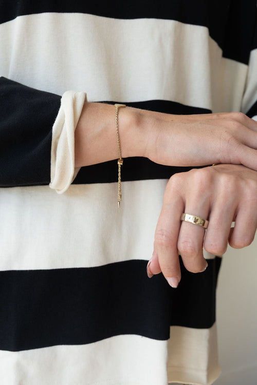 Audrey Heart Bracelet - Gold