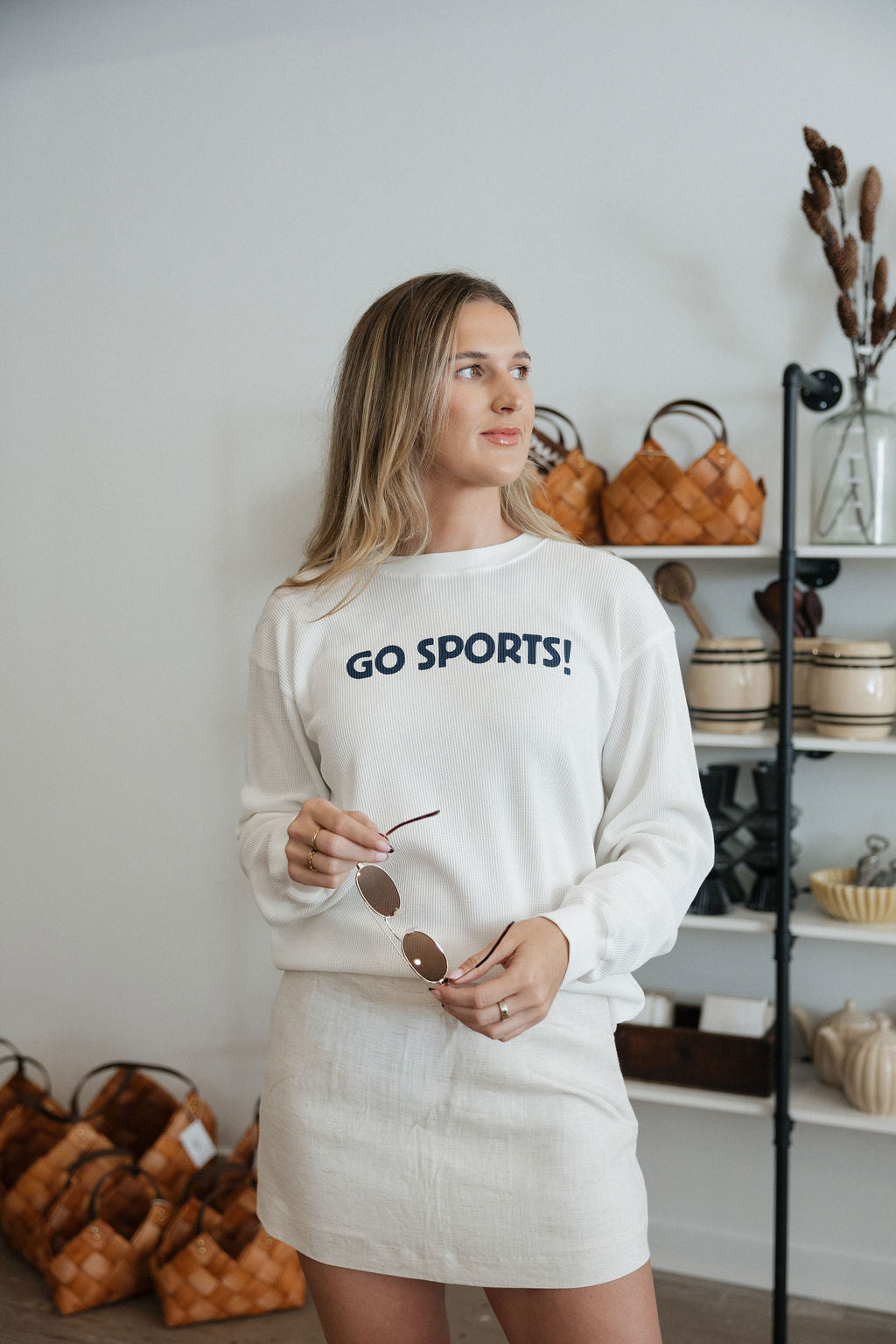 Larkin Original: Go Sports Waffle Tee