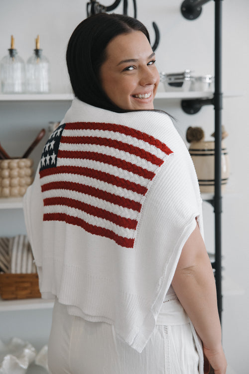 American Honey Sweater in White