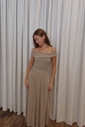 Blakely Dress in Taupe