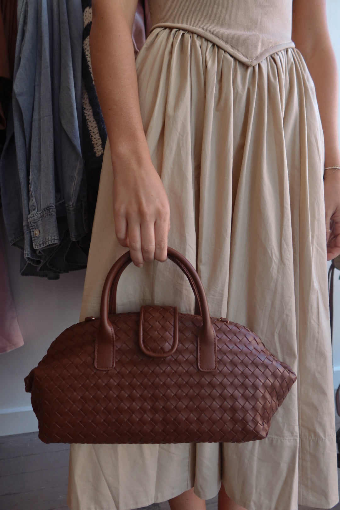 Brookhaven Satchel in Chocolate