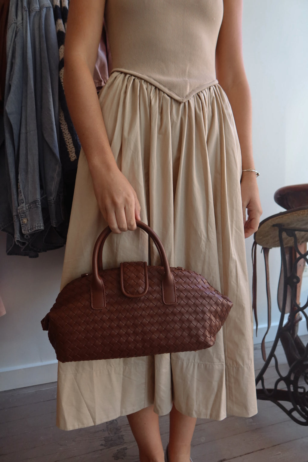 Brookhaven Satchel in Chocolate