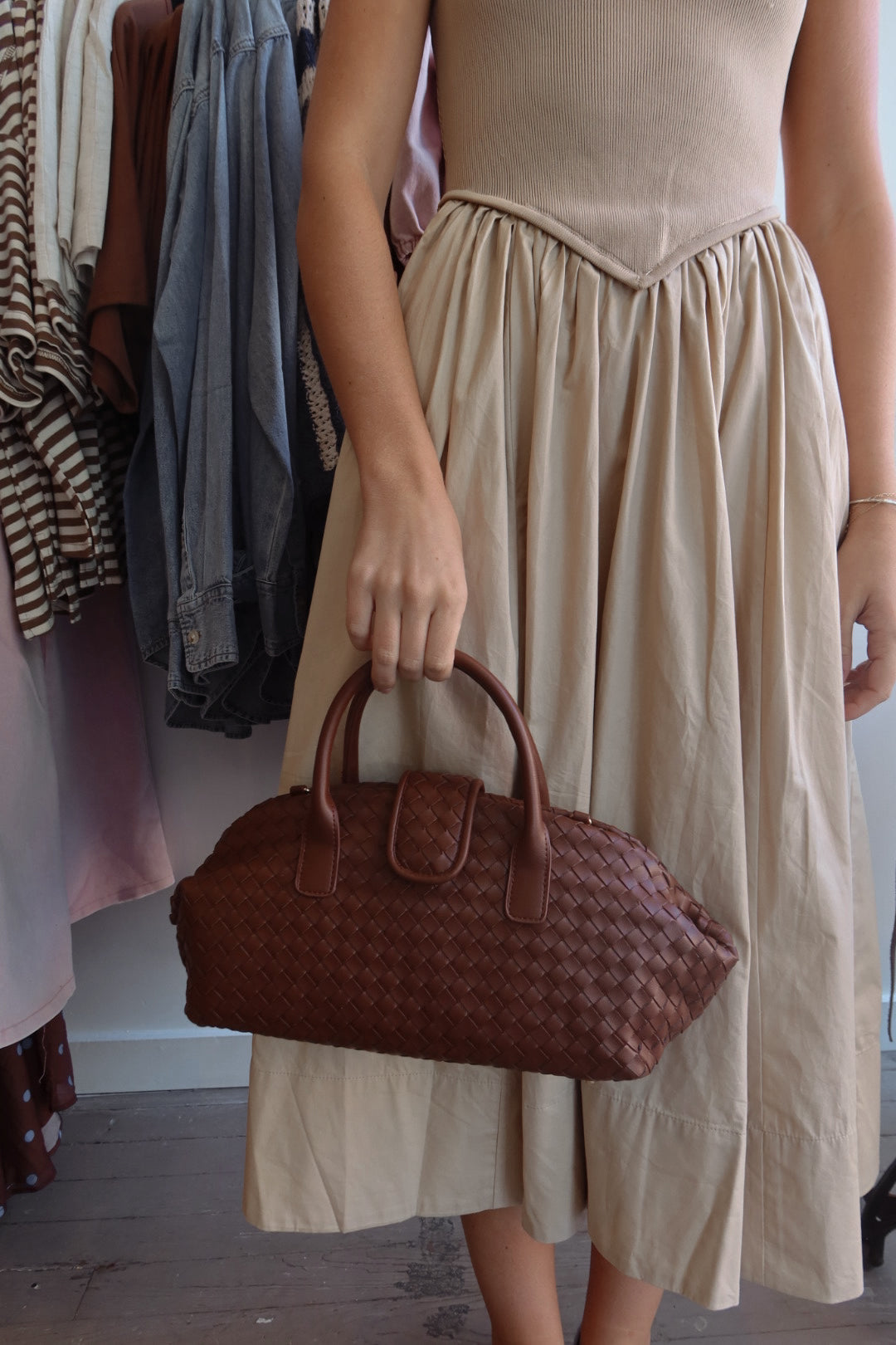 Brookhaven Satchel in Chocolate
