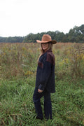 Suede Mix Denim Shirt Jacket