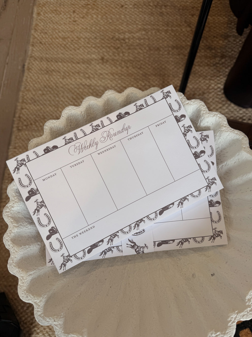 Weekly Roundup Planner