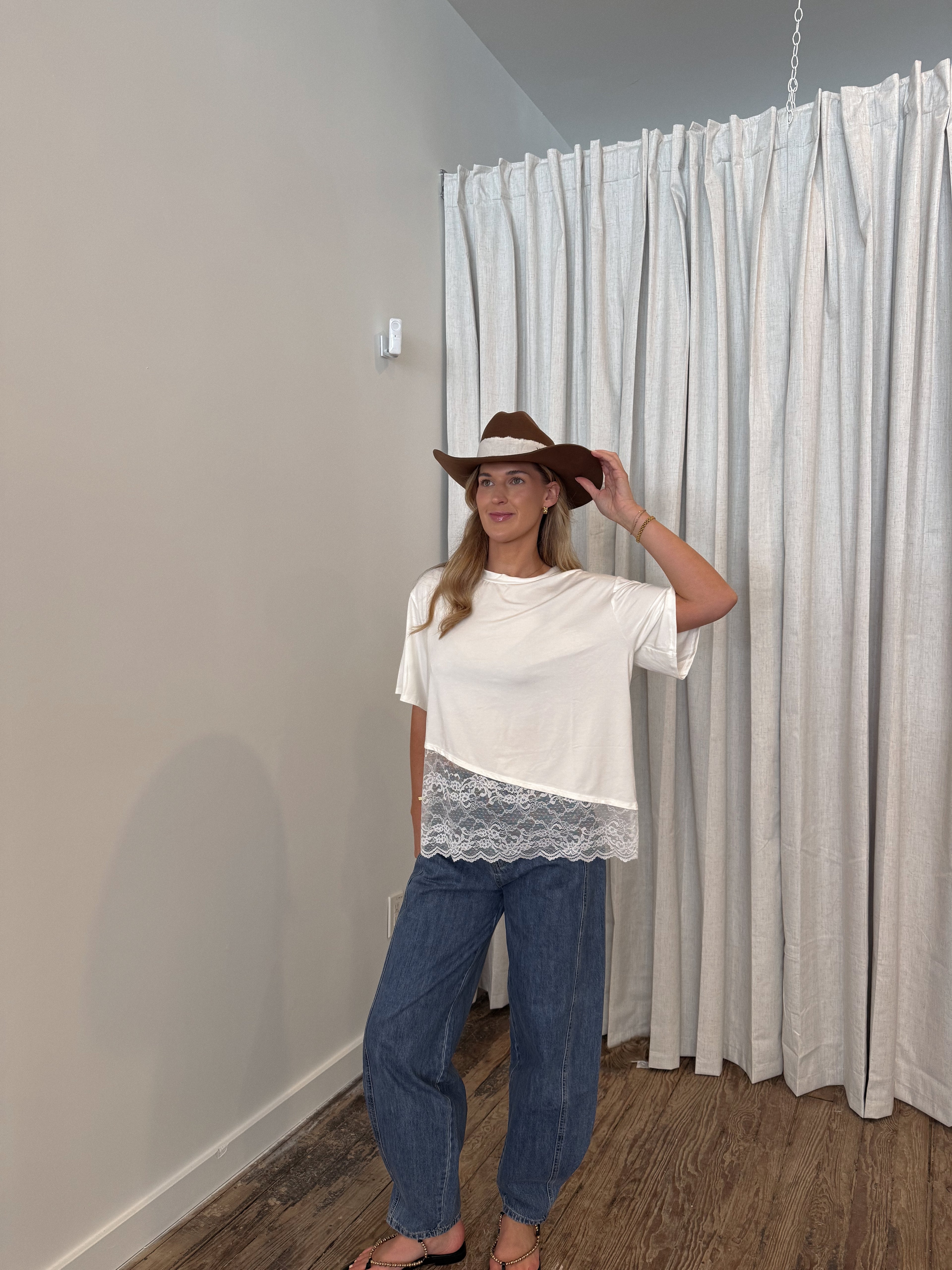 Beautiful Mess Top in White