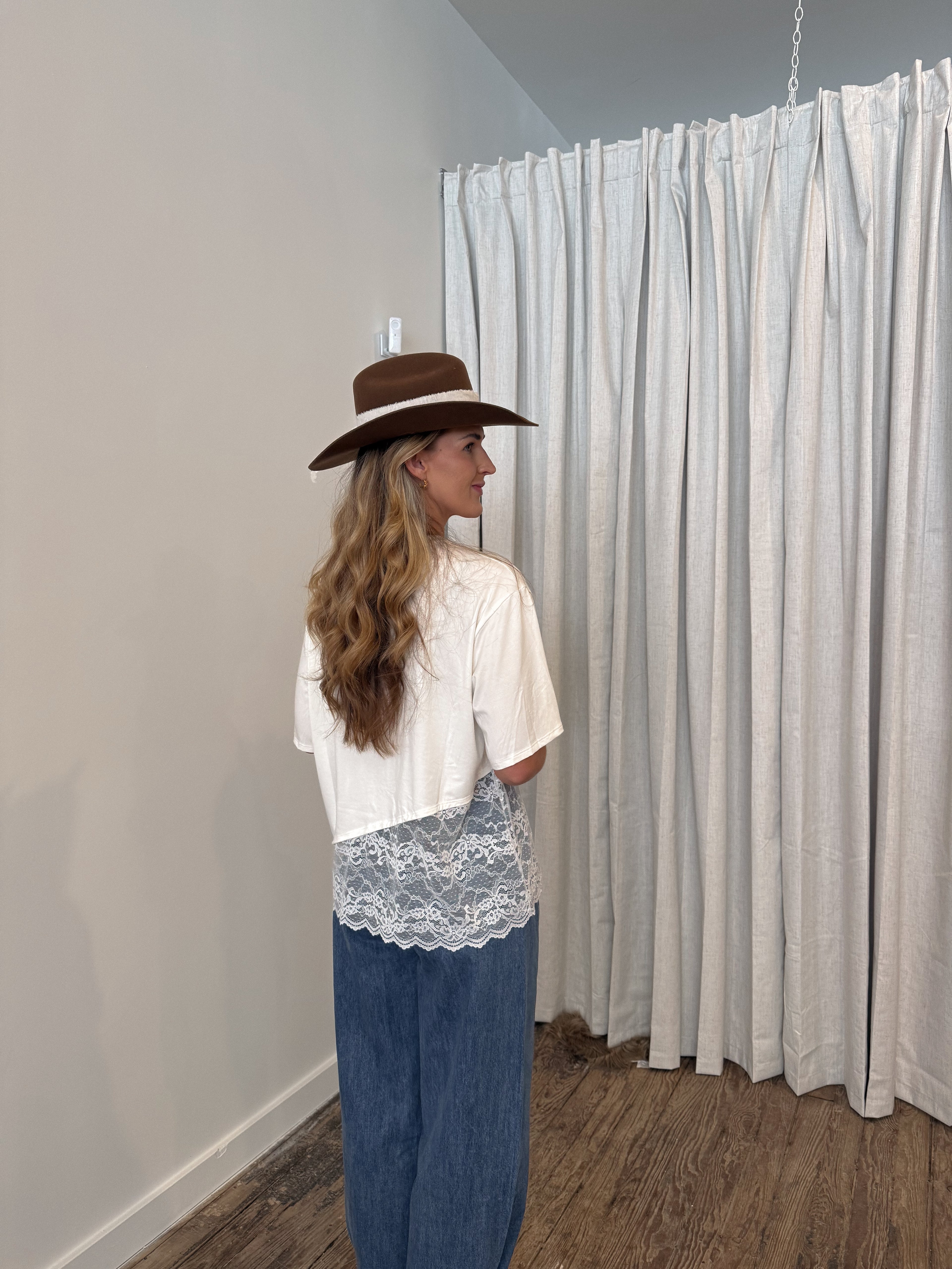 Beautiful Mess Top in White