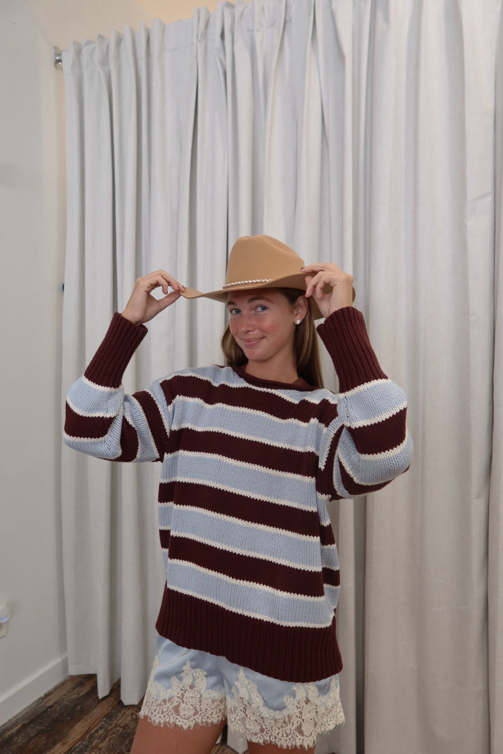 Cowboy Stripe Sweater