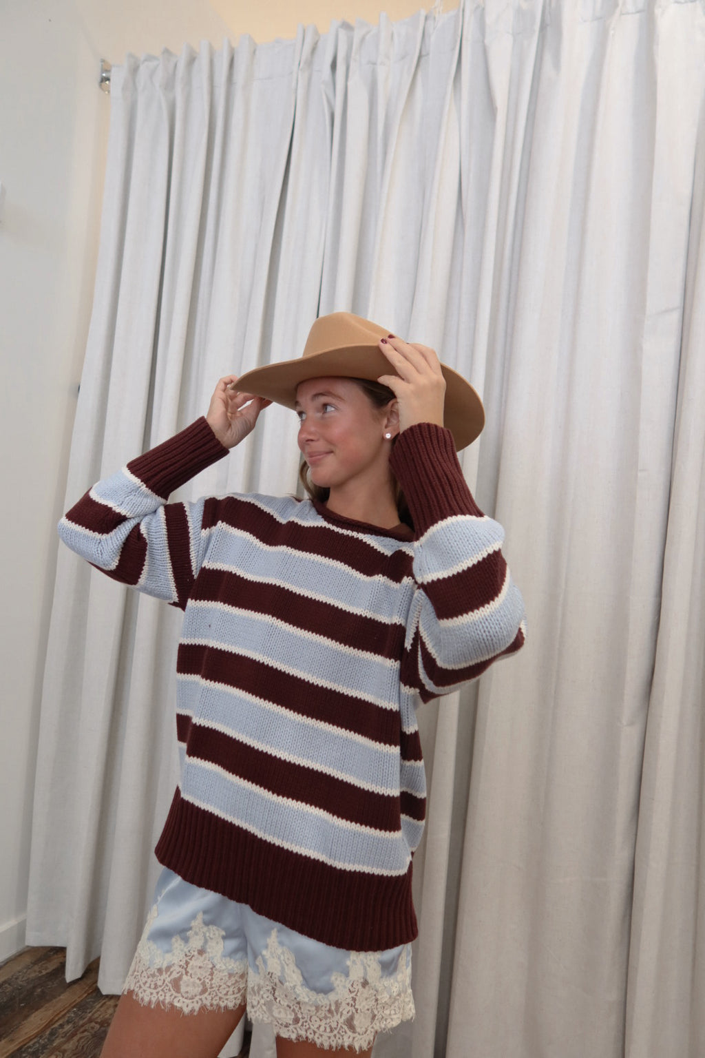 Cowboy Stripe Sweater