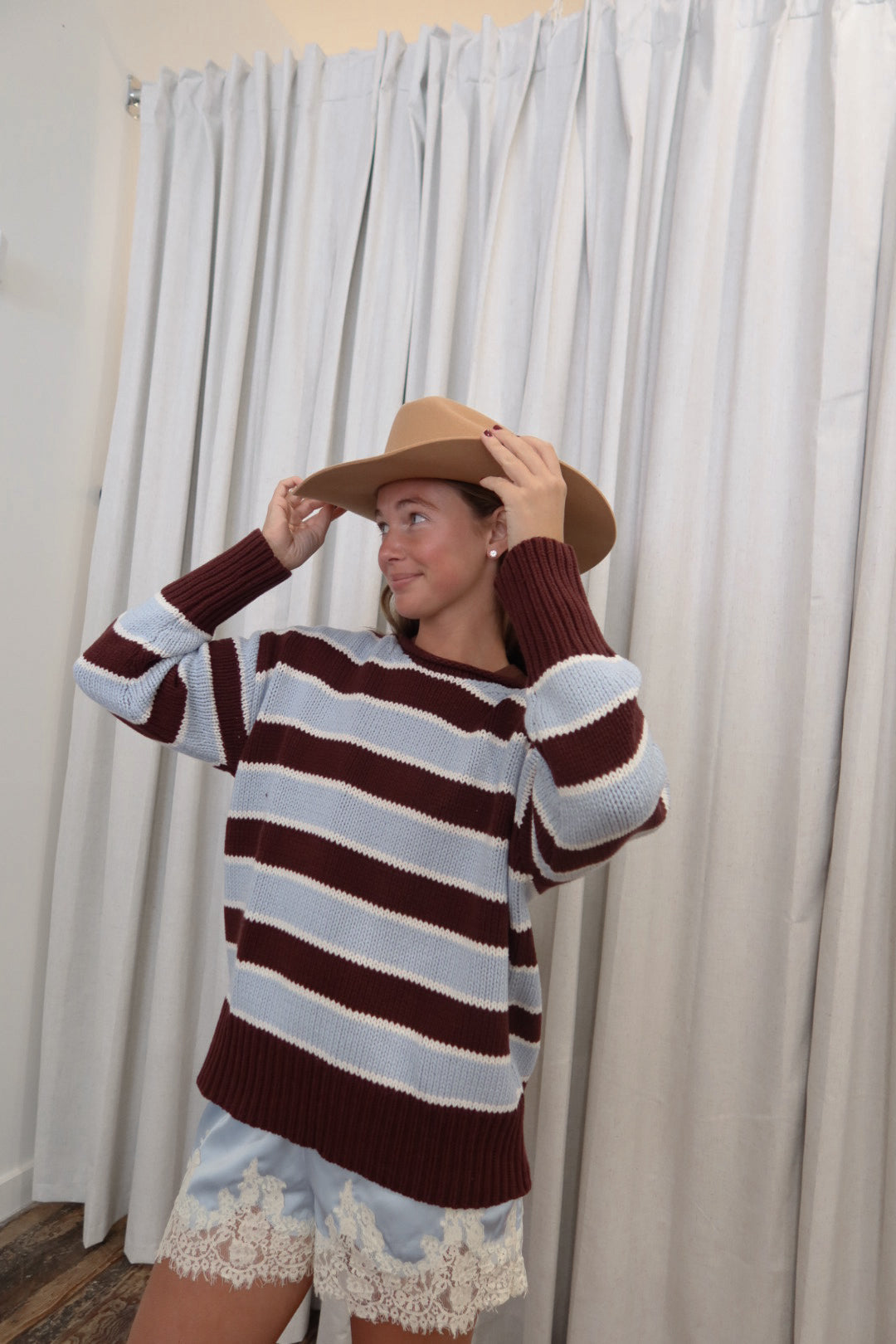 Cowboy Stripe Sweater