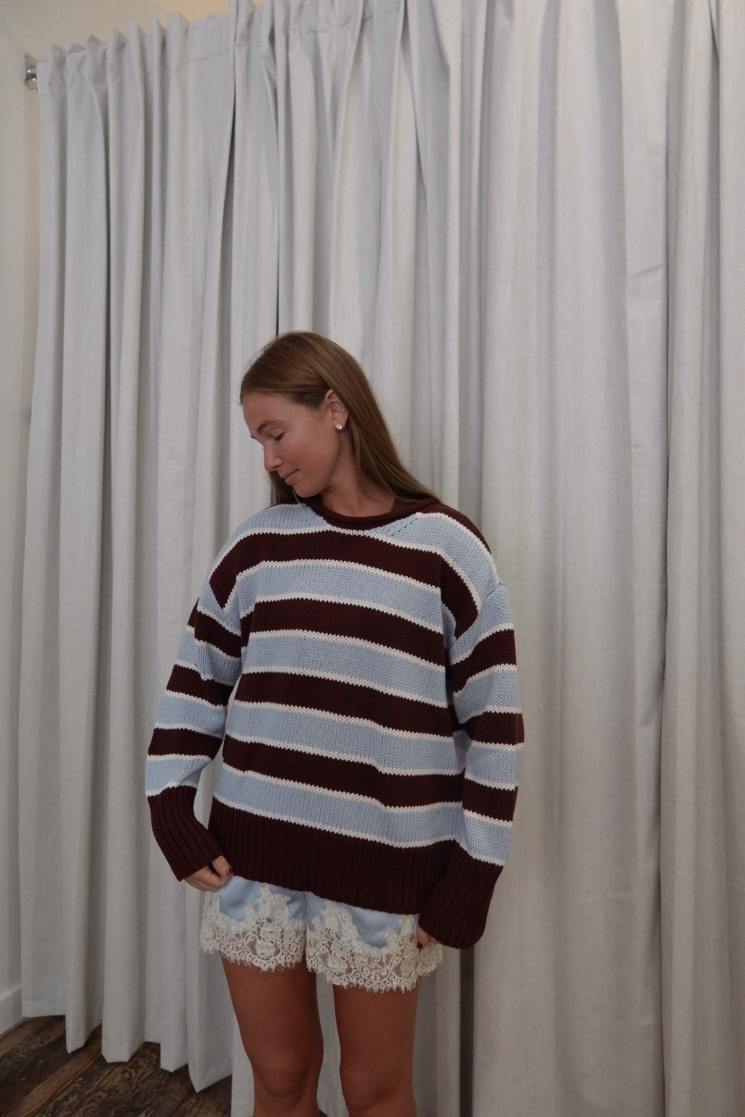 Cowboy Stripe Sweater