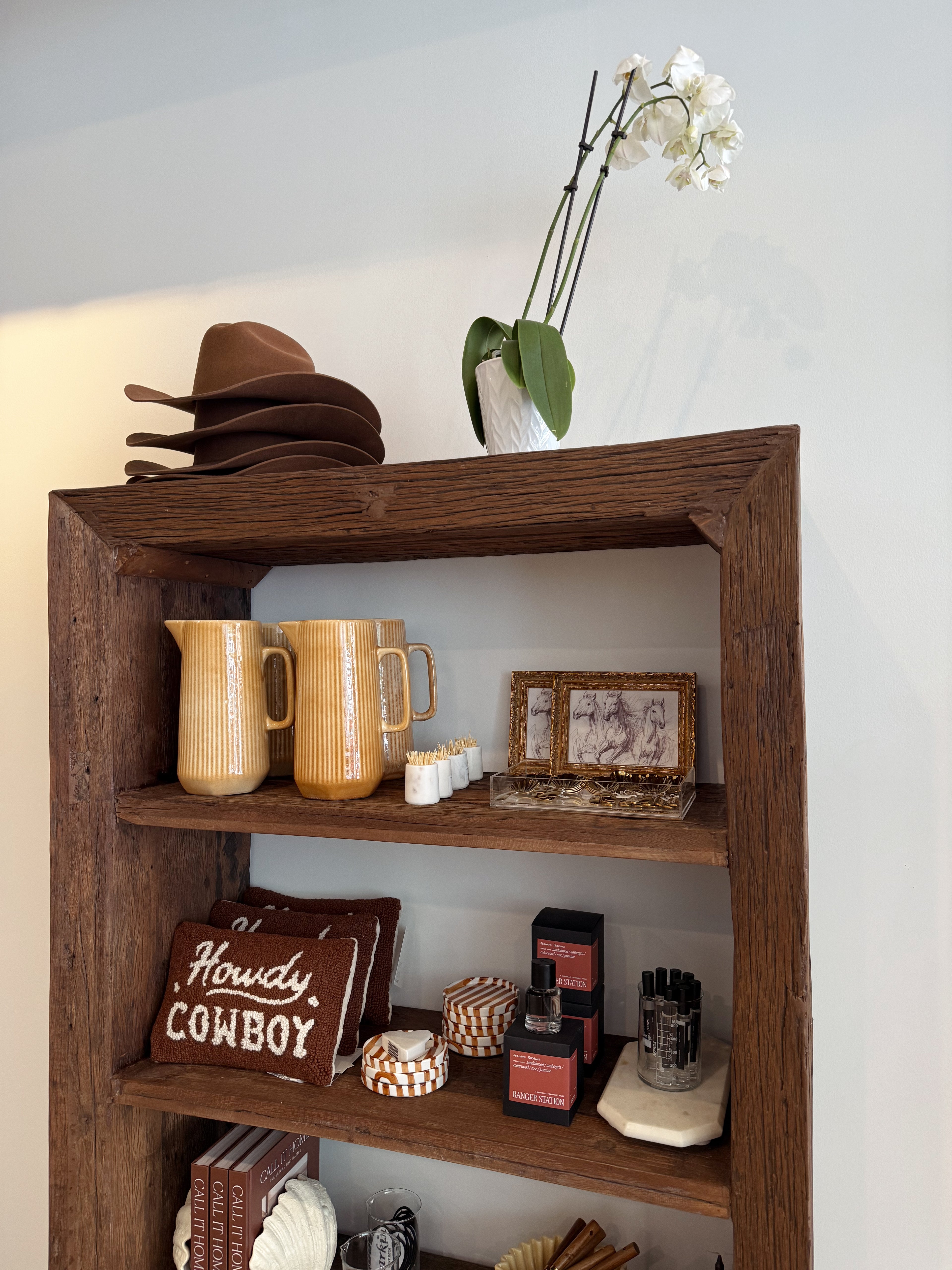 Howdy Cowboy Hook  Pillow