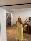 Main Street Pleated Maxi Dress